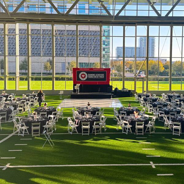 Corporate Event Services at an Indoor Football Stadium in the DFW Metroplex in Dallas, TX