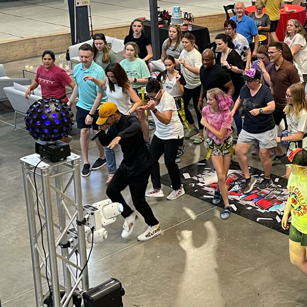 professional line dance instructors available for events by Total Events DFW